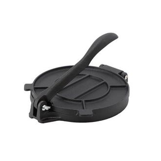 MegaChef 7.9 Inch Heavy Duty Round Cast Iron Tortilla Maker Press in Black at Nordstrom