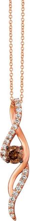 Le Vian 14K Rose Gold 0.79 Ct. Tw. Diamond Pendant