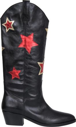 Chiara Ferragni Texani Boots - Dames - Cowboylaarzen - Zwart - 35 EU - Schoenen