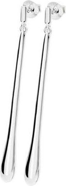 Lucy Quartermaine Long Drop Stud Earrings in Sterling Silver at Nordstrom