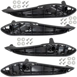 OEM Juego De Manijas Interiores De Puerta Delanteras Y Traseras Para Bmw Serie 3 F30 F31 (2011-2019), 4 Piezas. Color Negro
