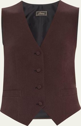 Brioni Tess Silk Waistcoat