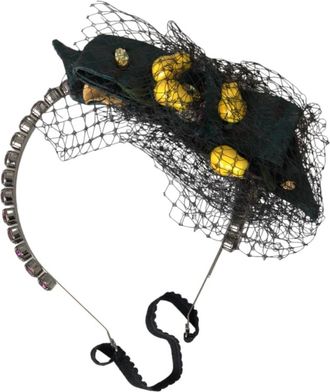 Dolce & Gabbana Siciliaanse Citroen Kristal Hoofdband Tiara - Dames - Haaraccessoires - Veelkleurig - ONE Size - Katoen - Accessoires
