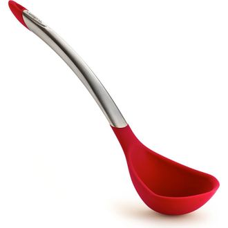 Cuisipro Silicone & Stainless Steel 12.25-Inch Ladle in Red at Nordstrom