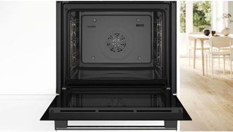 Bosch Serie 4 HRG532BS3 Forno con vapore da incasso 60 x 60 cm Acciaio Classe a+