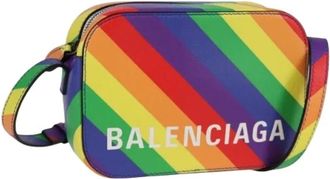 Balenciaga Pre-owned Cross Body Bags, female, Multicolor, Size: ONE SIZE Pre-owned Vintage Shoulder Bag