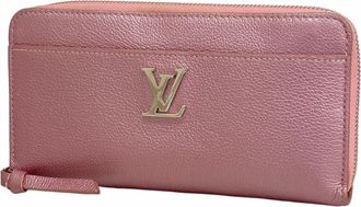Louis Vuitton Metallic Pink Long Wallet (Bi-Fold) (Pre-Owned)