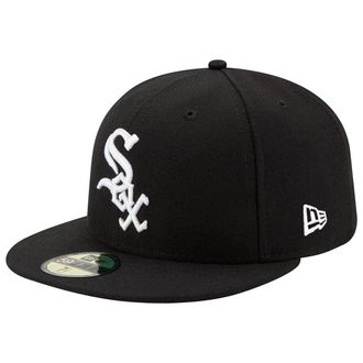 New Era Chicago White Sox Cap 59Fifty Basecap Baseball Fitted Kappe MLB Schwarz - 7 3/4-62cm (XXL)