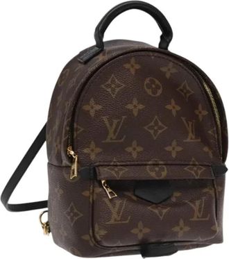 Louis Vuitton Pre-owned Canvas backpacks - Dames - Vintage Rugzakken - Bruin - ONE Size - Vintage