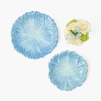Mrs. Alice Serena Cabbage Starter Plate in Blue at Nordstrom