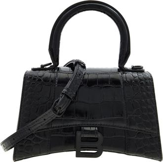 Balenciaga Black Hourglass XS Shoulder Bag