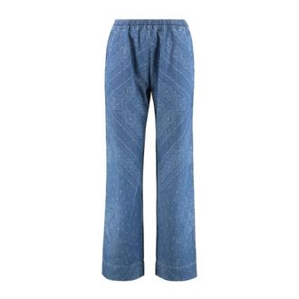 Pinko Pinko, Dames, Broeken, Blauw, Maat: XS Denim