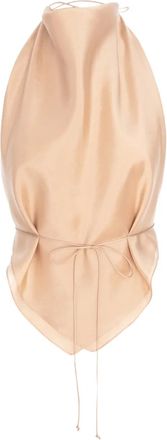 Manur&iacute; Top con scollo allamericana - Toni neutri