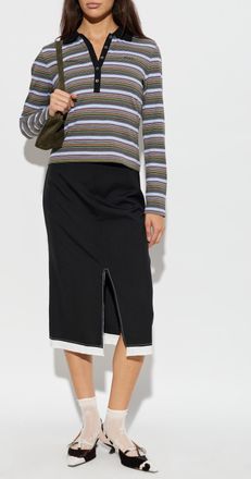 Marni Long-sleeve Polo, Womens, Multicolour