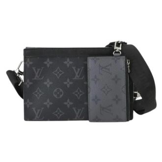 Louis Vuitton Pre-owned Cross Body Bags, female, Black, Size: ONE SIZE Pre-owned Gaston Wearable Wallet