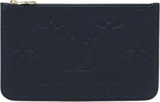 Louis Vuitton Pre-owned Clutches, female, Blue, Size: ONE SIZE Pre-owned Canvas Clutch