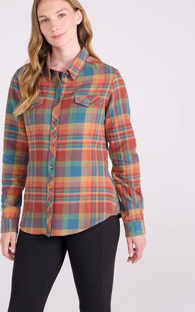 Mountain Warehouse Womens Mountain Warehouse Womens/Ladies Willow Flannel Shirt - Orange - Size: 14