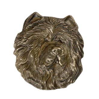 OEM Chow Chow - Una Targa Commemorativa Con Un Cane, Un Biglietto Di Ringraziamento Personalizzato, Un Premio, Un Diploma Con Una Dedica Del Marchio Art-d