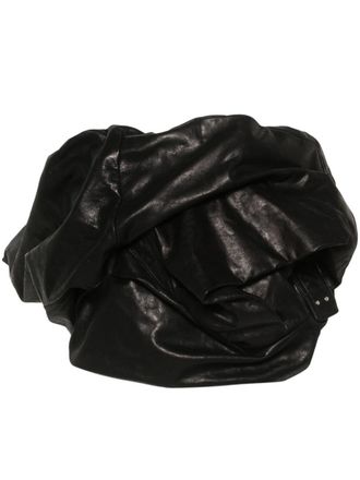 Rick Owens Top drappeggiato - Nero