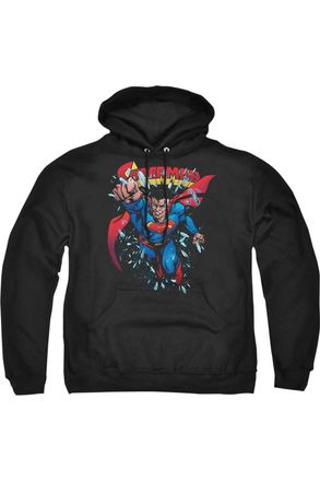 Gildan Superman Old Man Kal Adult Pull Over Hoodie / Hooded Sweatshirt