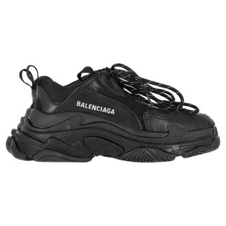 Balenciaga Pre-owned Mens Track Sneakers in Black Polyurethane - Size EU/IT 37
