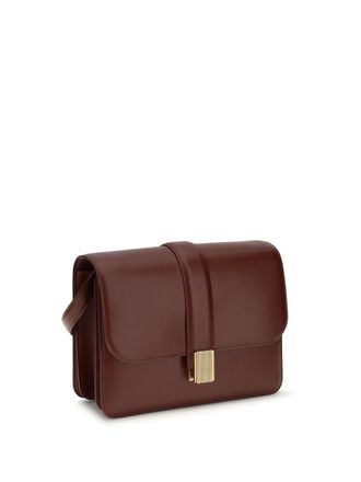 Khaite Womens Blake Shoulder Bag Oxblood Calf Leather Bos Taurus