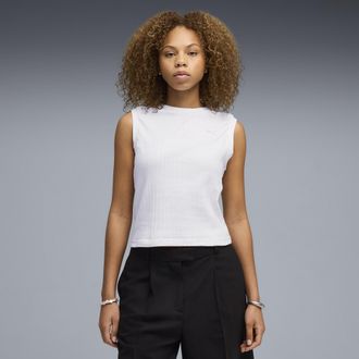 Puma Canotta HER da donna, Abbigliamento, Bianco, XL