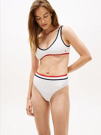 Tommy Hilfiger Classic Contrast Slim Bralette Bikini Top