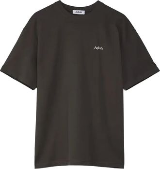 Adish T-shirt con logo - Nero