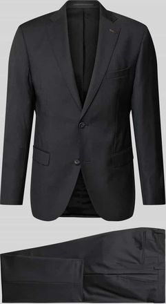 Roy Robson Anzug mit Reverskragen und B&uuml;gelfalten in Anthrazit, Gr&ouml;&szlig;e 48