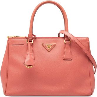 Prada Pre-owned Prada Small Saffiano Lux Galleria Double Zip Satchel 06XPG0PY63ANCUK9
