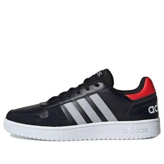 adidas Hoops 2.0 Black Active Red EE7800