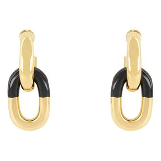 Paco Rabanne Earrings, female, Yellow, Size: ONE SIZE XL Link Earrings
