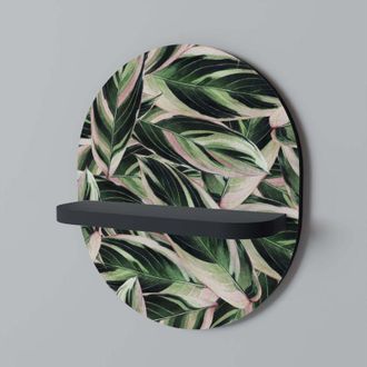 OEM Eerie Stromanthe Estante Ovalado Negro