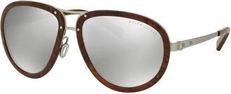 Ralph Lauren RL7053 90306G Mens Sunglasses Silver Size 59