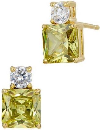 Savvy Cie Jewels Cubic Zirconia Birthstone Stud Earrings in August at Nordstrom Rack