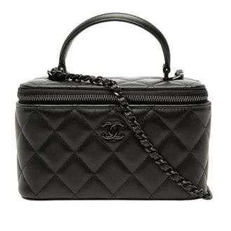 Chanel Pre-owned Mini Satchel - Dames - Pre-owned - Zwart - Maat: ONE Size Leer