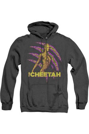 Gildan Wonder Woman 84 The Cheetah Adult Heather Hoodie / Hooded Sweatshirt