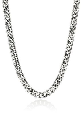 John Hardy Curb Chain Necklace, 11mm in Sterling Silver at Nordstrom, Size 22