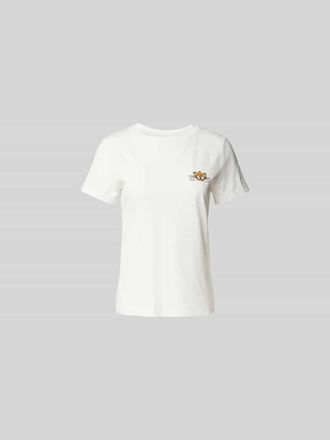 Kenzo T-Shirt mit Label-Print in Offwhite, Gr&ouml;&szlig;e XS