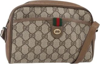 Gucci Pre-owned Cross Body Bags, female, Beige, Size: ONE SIZE Pre-owned Cross Body Bag