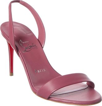 Christian Louboutin O Marylin 85 Leather Slingback Sandal