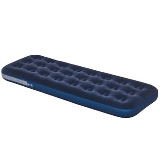 OUTSUNNY Single Air Mattress - Portable Air Bed with Flocked Surface - Blue | TJ Hughes