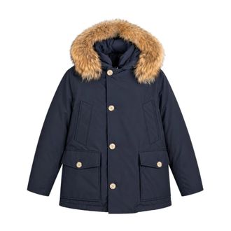 Woolrich Arctic Anorak - Heren - Mantels - Blauw - Maat: XL Katoen