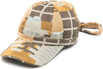 Henrik Vibskov Cappello da baseball Sausage - Marrone