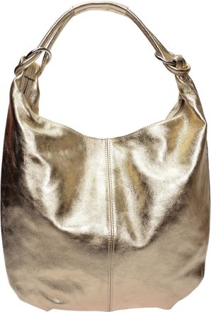 Anna Luchini Goud Rundleer Tas