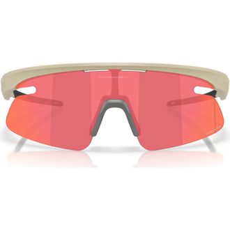 Oakley Gender Inclusive Rslv Lite 50mm Rectangle Sunglasses in Matte Sand /Prizm Trail Torch at Nordstrom