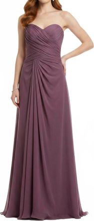 Rene Ruiz A-Line Sweetheart Evening Gown In Purple