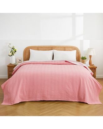 Melange Home M&eacute;lange Home Hand-Stitched Reversible Kantha Coverlet