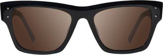 Revo Black RE1241 Indigo Bio-Acetate Square Sunglasses